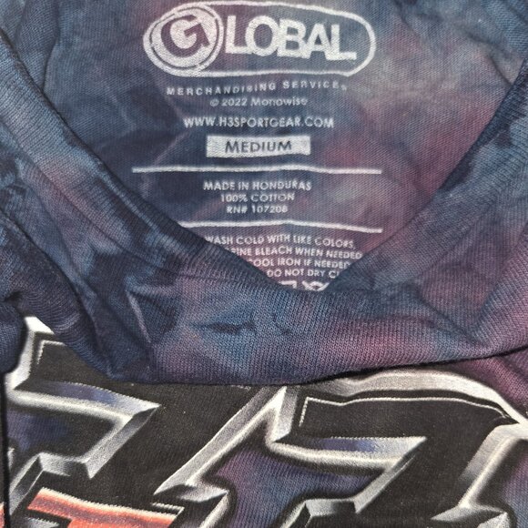 Ozzy Osbourne Mask Prince of Darkness rock tie dye Official T-Shirt L NWT - Picture 3 of 4